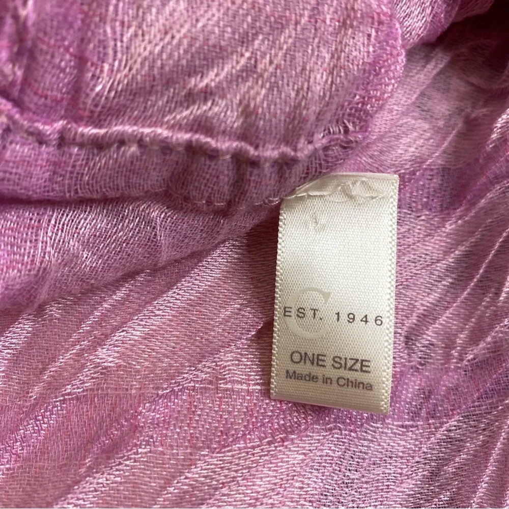 Est. 1946 : pink & purple ombré summer spring lightweight texture infinity scarf